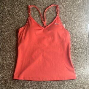 Nike Coral Red Strappy Tank Top